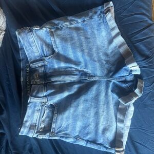 American Eagle Outfitters Women's Light Blue Jean Shorts